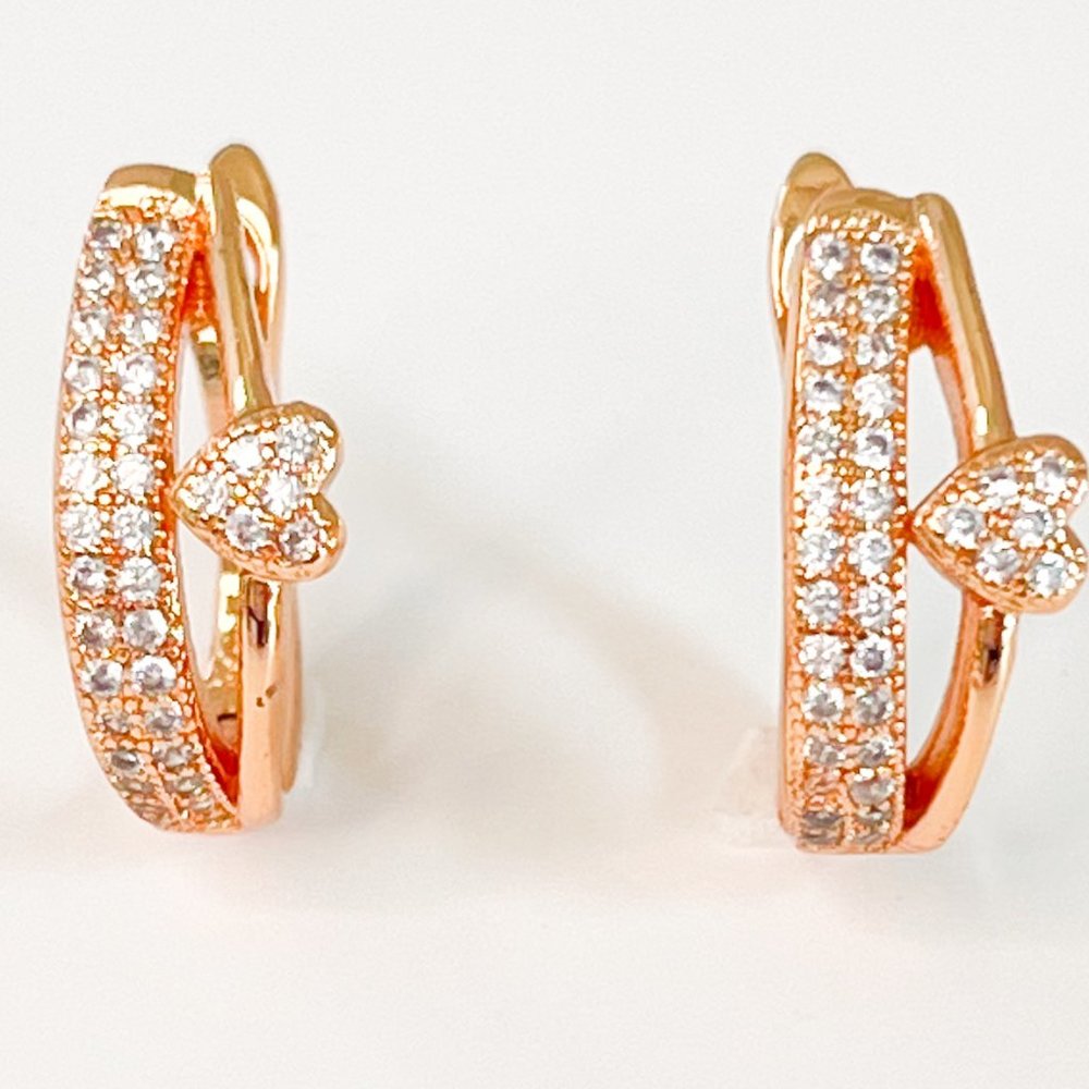 18K Gold Filled Huggie Earrings